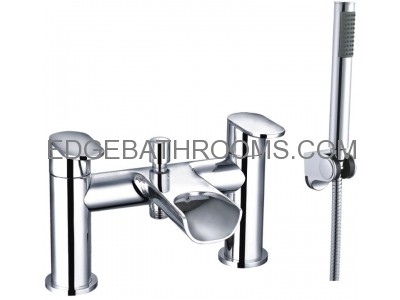 BATH SHOWER MIXER WATERFALL BATH FAUCETS