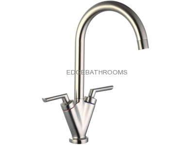 Dual handle kitchen mixer