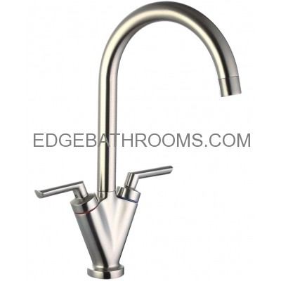 Dual handle kitchen mixer